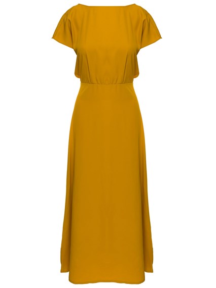 Abito Lungo in Viscosa color Senape Grigfoni Donna GRIFONI Prezzo |  Gaudenzi Boutique