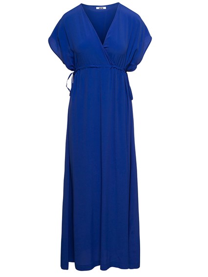 Abito Lungo in Seta Blu Grifoni Donna GRIFONI Prezzo | Gaudenzi Boutique