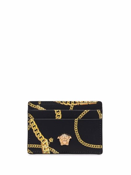 VERSACE Vitello Virtus Top Handle Bag Black 939275 | FASHIONPHILE