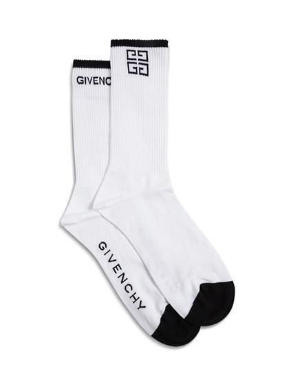 Cotton Knit Socks with Logo GIVENCHY 