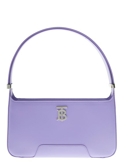 lilac leather bag
