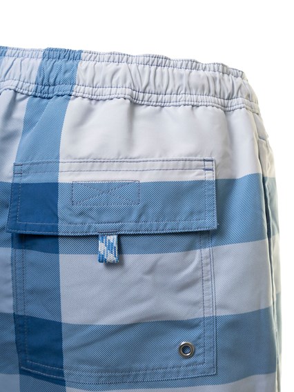 light blue burberry shorts