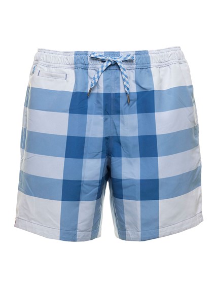 burberry blue swim shorts