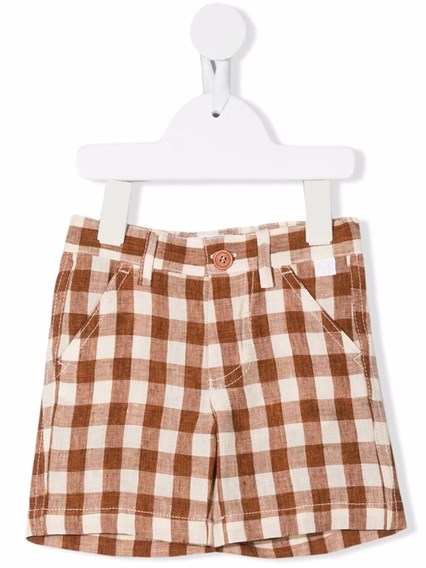 checked bermuda shorts
