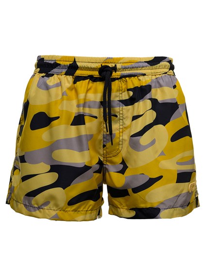 Camouflage Nylon Swim Shorts GCDS Price 