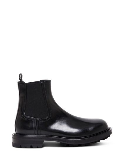 alexander mcqueen black ankle boots