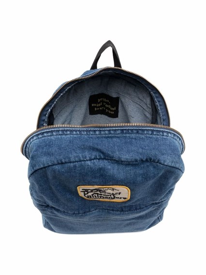 mini jean backpack