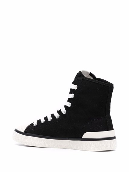 Benkeen Black Cotton Sneakers with Logo Print ISABEL MARANT Price |  Gaudenzi Boutique