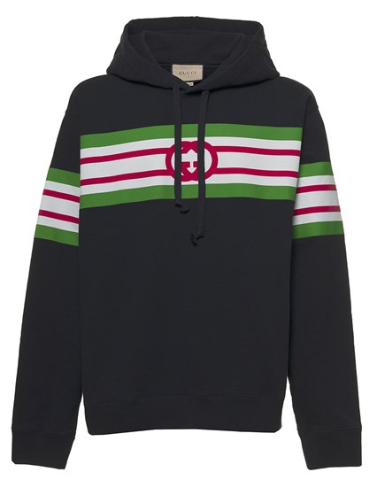 Felpa Nera di Cotone con Logo GUCCI Prezzo | Gaudenzi Boutique
