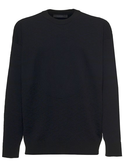 versace sweater black