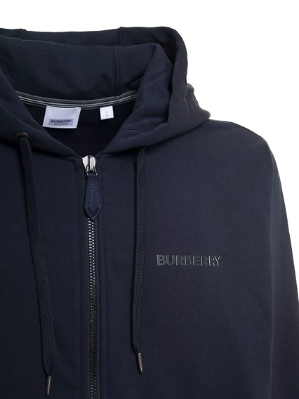 burberry blue zip hoodie