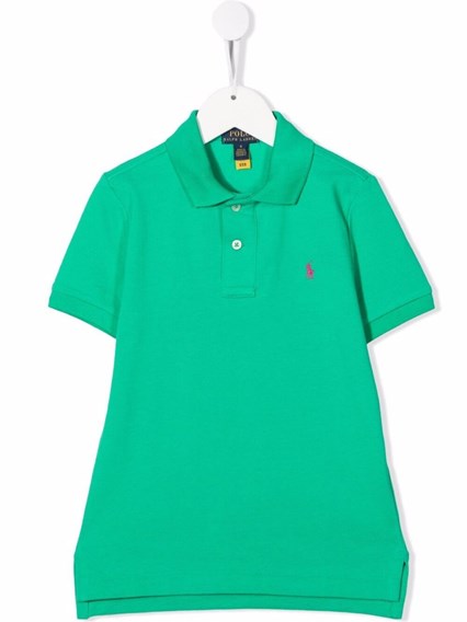 Polo Ralph Lauren Kids Boy's Green Cotton Polo Shirt with Logo POLO RALPH  LAUREN KIDS Price | Gaudenzi Boutique