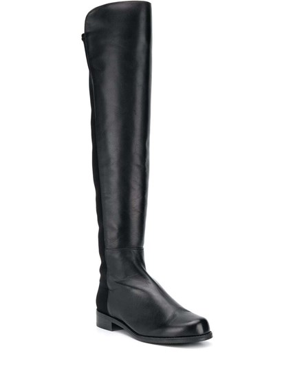 Stivali Alti in Pelle Nera STUART WEITZMAN Prezzo | Gaudenzi Boutique