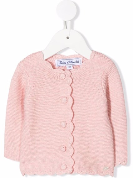 kids pink cardigan