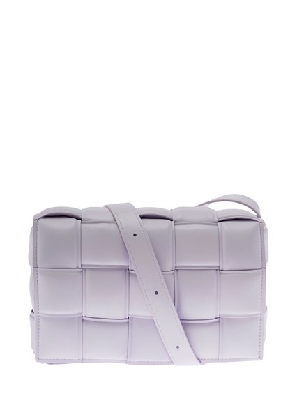 Bottega Veneta Woman S Padded Cassette Lilac Leather Crossbody Bag Bottega Veneta Price Gaudenzi Boutique
