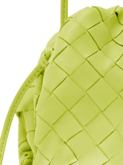 Borsa a Tracolla Mini Pouch in Pelle Verde Intrecciata Bottega Veneta Donna BOTTEGA  VENETA Prezzo | Gaudenzi Boutique