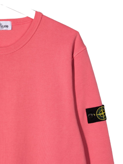 stone island coral sweatshirt