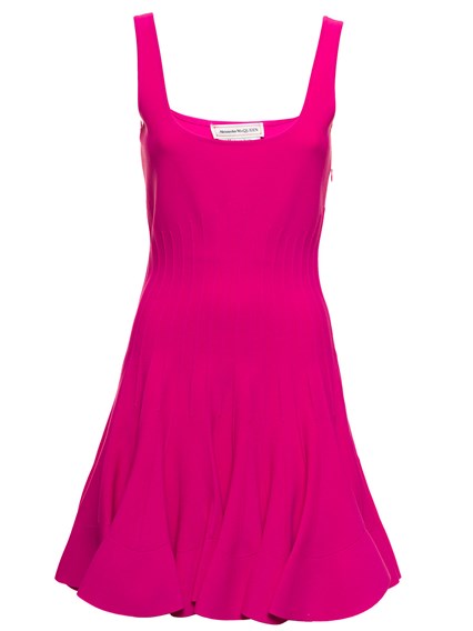 Abito Fucsia in Maglia Alexander Mcqueen Donna ALEXANDER MCQUEEN Prezzo |  Gaudenzi Boutique