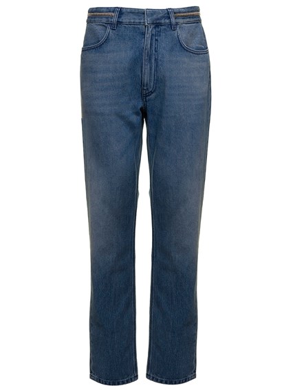 Herren Bekleidung Jeans Givenchy Denim Slim Jeans 4G in Blau für Herren 