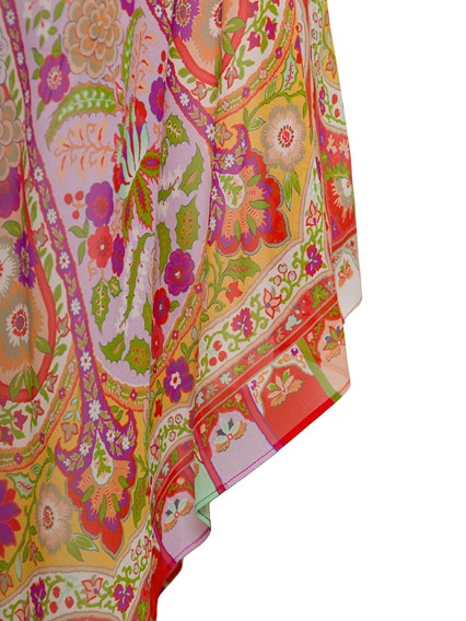 Etro Woman's Multicolor Foulard Printed Silk Cape ETRO Price 