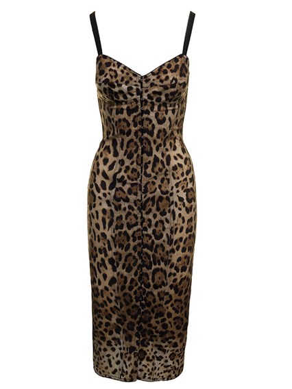 Abito Longuette in Marquisette Stampa Animalier Dolce \u0026 Gabbana Donna DOLCE  E GABBANA Prezzo | Gaudenzi Boutique