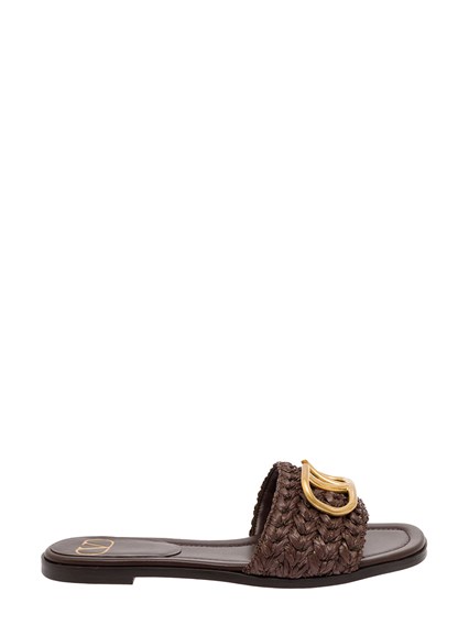 valentino sandals brown