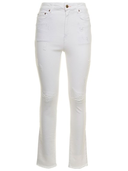 Jeans Bianchi Rodeo a Vita Alta in Denim Washington Dee Cee Donna  WASHINGTON DEE CEE Prezzo | Gaudenzi Boutique