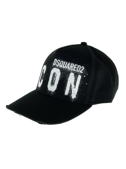 Cappellino Icon in Jersey nero DSQUARED2 Prezzo | Gaudenzi Boutique