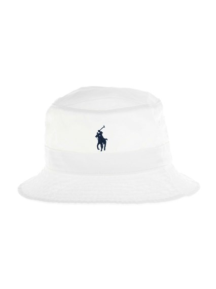 black bucket hat polo