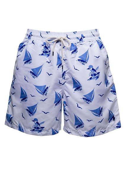 Shorts da Mare in Nylon con Stampa Vele POLO RALPH LAUREN Prezzo | Gaudenzi  Boutique