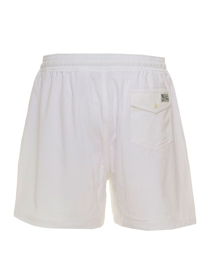Shorts bianchi in tessuto riciclato uomoPolo Ralph Lauren in Materiale sintetico da Uomo colore Bianco Uomo Shorts da Shorts Polo Ralph Lauren 