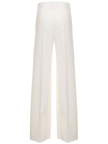 Donna Valentino Pantalone pajama in Crepe De Chine Fenice Black | Pantaloni  e shorts » VillAdriani