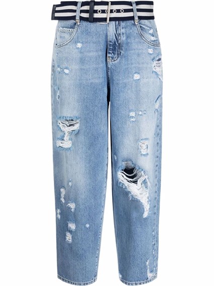 Pinko Woman's Ester Denim Jeans with 