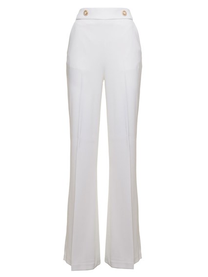 Pantaloni Bianchi in Crepe con Bottoni Pinko Donna PINKO Prezzo | Gaudenzi  Boutique