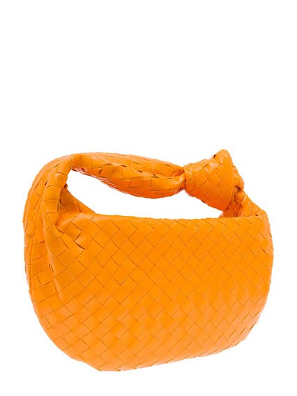 Borsa a Mano Teen Jodie in Pelle Arancio Intrecciata Bottega Veneta Donna BOTTEGA  VENETA Prezzo | Gaudenzi Boutique