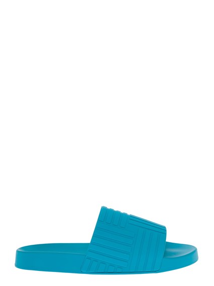 Sandali Slide in Gomma Azzurra Bottega Veneta Uomo BOTTEGA VENETA Prezzo |  Gaudenzi Boutique