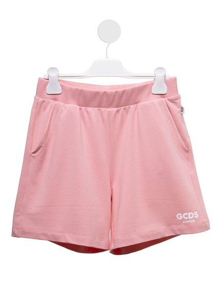 Shorts Rosa di Cotone con Stampa Logo GCDS Kids Ragazza GCDS KIDS Prezzo |  Gaudenzi Boutique