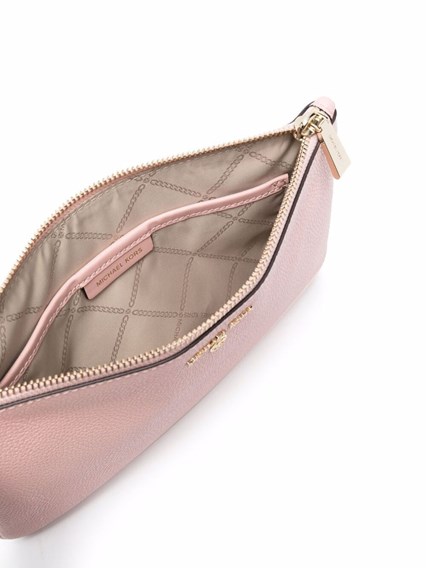 Pochette in Pelle Rosa Martellata con Logo M Michael Kors Donna MICHAEL  MICHAEL KORS Prezzo | Gaudenzi Boutique