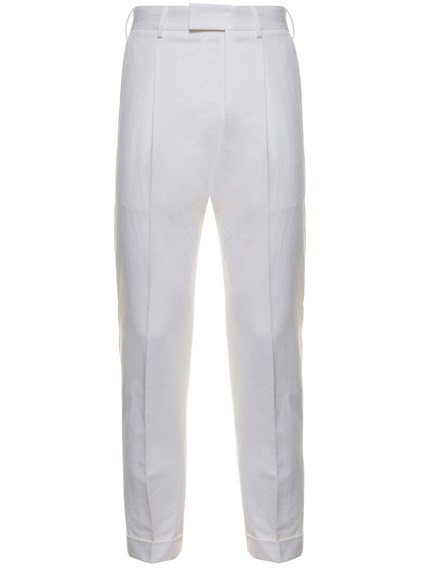 Pantaloni Bianchi in Lino e Cotone PT TORINO Prezzo | Gaudenzi Boutique