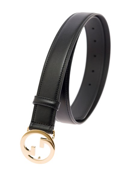 Begeleiden middelen Graden Celsius New Blondie Black Leather Belt with Logo Buckle Gucci Woman GUCCI Price |  Gaudenzi Boutique