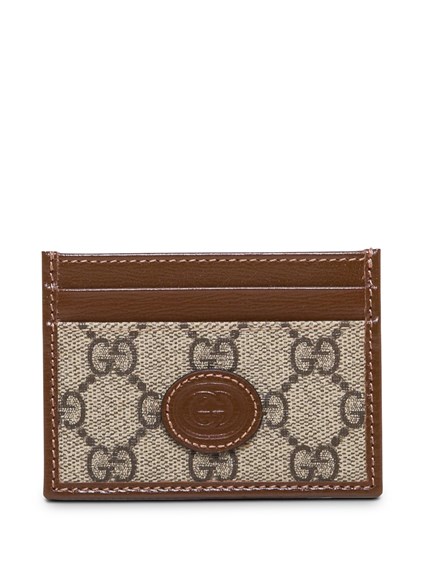 Gucci Man's GG Supreme Card Holder 