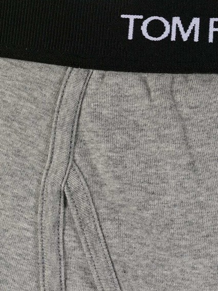 Grey Cotton Boxer with Logo Tom Ford Man TOM FORD Price | Gaudenzi Boutique