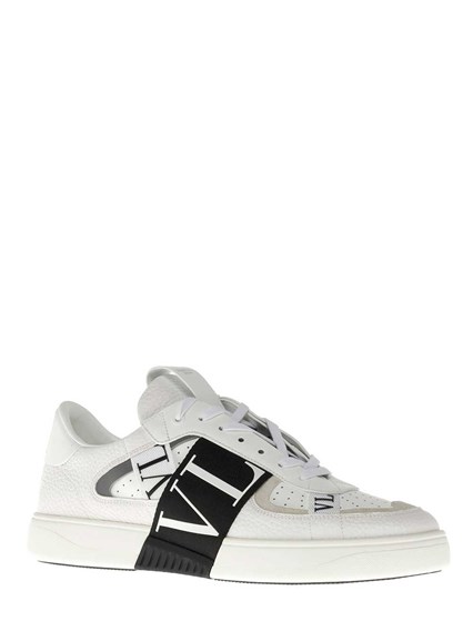 black and white valentino sneakers