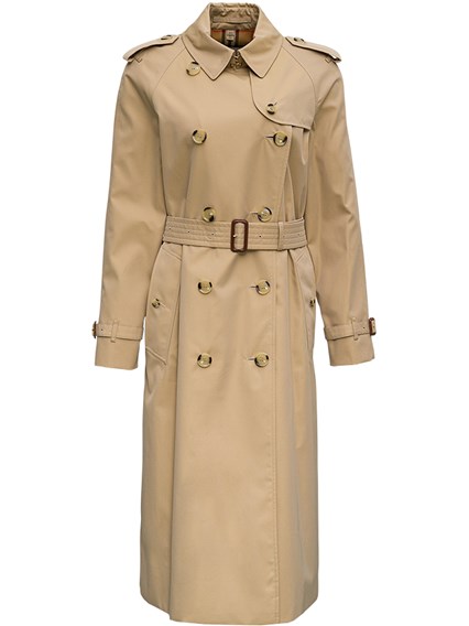 cotton gabardine trench coat