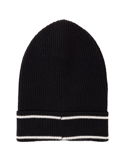 black merino wool beanie