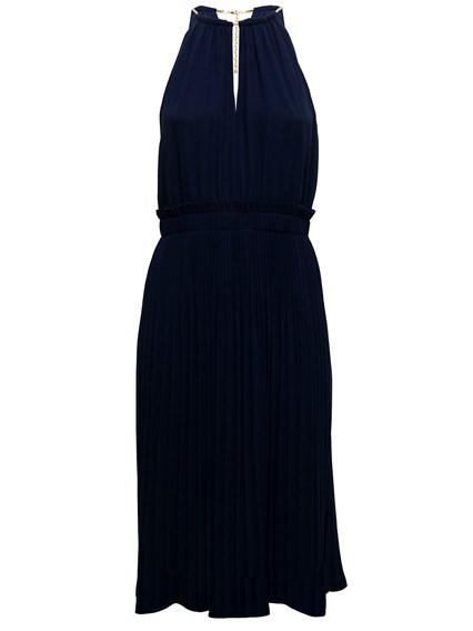 michael kors crew blue dress