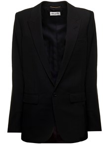 Sakkos und Anzugsjacken Saint Laurent Smoking-jackett in Schwarz Damen Bekleidung Jacken Blazer 